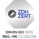 ZDH-ZERT – DIN EN ISO 9001, Reg.-Nr. Q1 011038